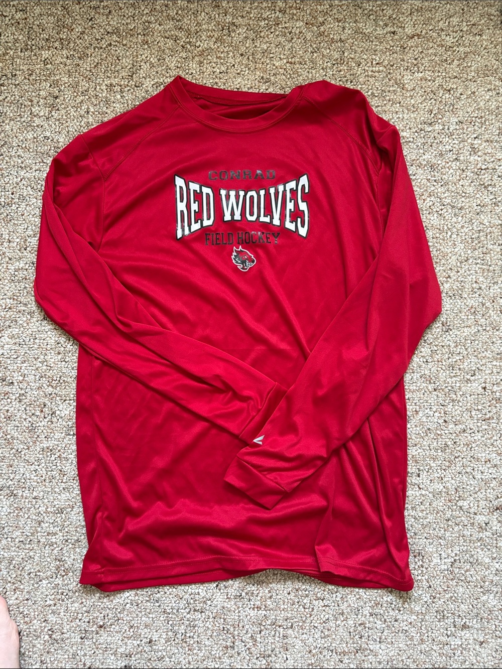 Red Wolves Men's Red Long-Sleeve Performance Tee